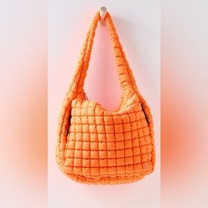 Free People Movement Quilted Carryall Electric Orange
